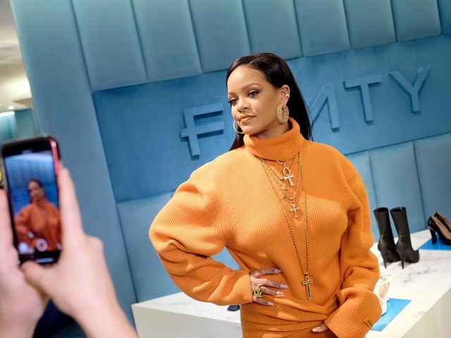 Rihanna tại một sự kiện của Fenty. Ảnh: Getty Images. Rihanna tại một sự kiện của Fenty. Ảnh: Getty Images. 