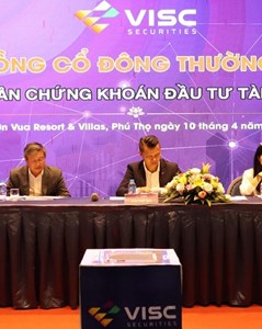 ĐHĐCĐ Chứng khoán Đầu tư tài chính Việt Nam (VISC) lên kế hoạch huy động 700 tỷ đồng, mục tiêu lãi 2025 tăng 52%