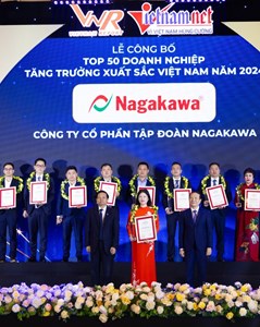 Nagakawa ghi danh Top 50 doanh nghiệp tăng trưởng xuất sắc nhất Việt Nam