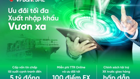 VPBank hỗ trợ cho các doanh nghiệp xuất nhập khẩu