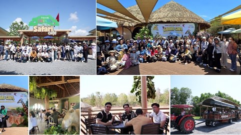 Chính thức khai trương Safari Cafe, NovaWorld Phan Thiet hút khách ngay trước thềm đại lễ 30/4