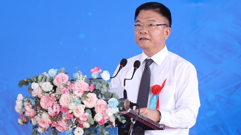 Phó Thủ tướng Lê Thành Long ấn nút khởi công Tổ hợp Thép xanh gần 100.000 tỷ