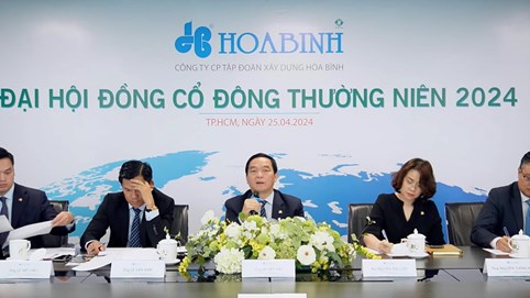 ĐHĐCĐ 2024 Xây dựng Hòa Bình (HBC): Chủ tịch Lê Viết Hải xin lỗi cổ đông, dự kiến sẽ phát hành 274 triệu cổ phiếu để cấn nợ và tăng vốn