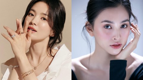 Theo style trang điểm của Song Hye Kyo, Tiểu Vy khiến fan xuýt xoa vì nhan sắc