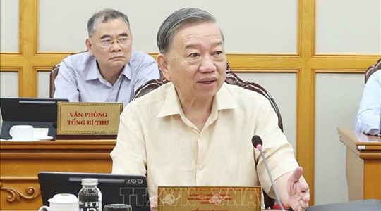 Tổng Bí thư Tô Lâm: Kịp thời tháo gỡ khó khăn, vướng mắc khi vận hành bộ máy mới