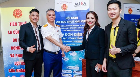 MISA đồng hành cùng Chi Cục Thuế Khu vực 1 triển khai hóa đơn điện tử từ máy tính tiền dành cho hộ kinh doanh