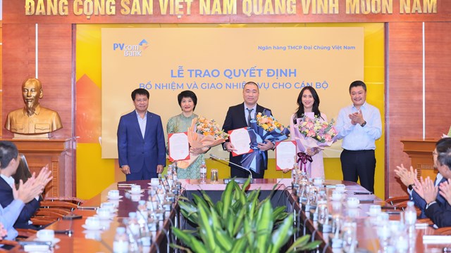 PVcomBank bổ nhiệm 03 Phó Tổng Giám đốc