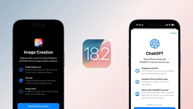 Apple phát hành bản beta của iOS 18.2 với loạt tính năng mới: đưa ChatGPT vào Apple Intelligence, ra mắt Visual Intelligence