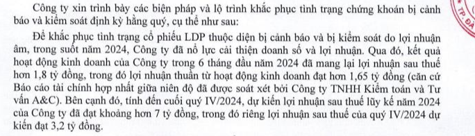 Ladophar (LDP) ghi nhận l&#227;i trở lại sau hai năm lỗ lớn, đặt mục ti&#234;u vượt kế hoạch v&#224;o năm 2025  - Ảnh 1