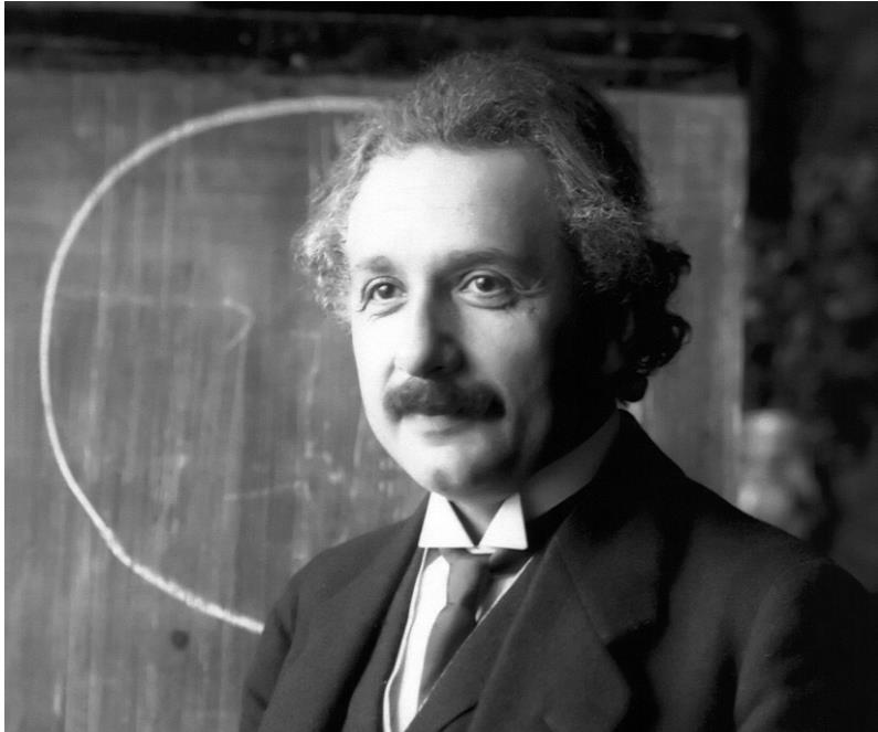 Bức ảnh gốc của nh&agrave; b&aacute;c học Albert Einstein....