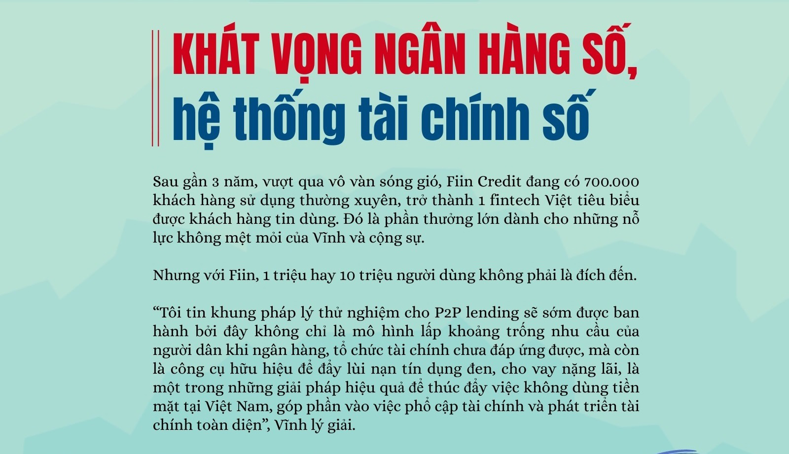 Doanh nh&#226;n Trần Việt Vĩnh, CEO Fiin Credit: Sứ mệnh của “người đi tr&#234;n tầng băng mỏng” - Ảnh 15