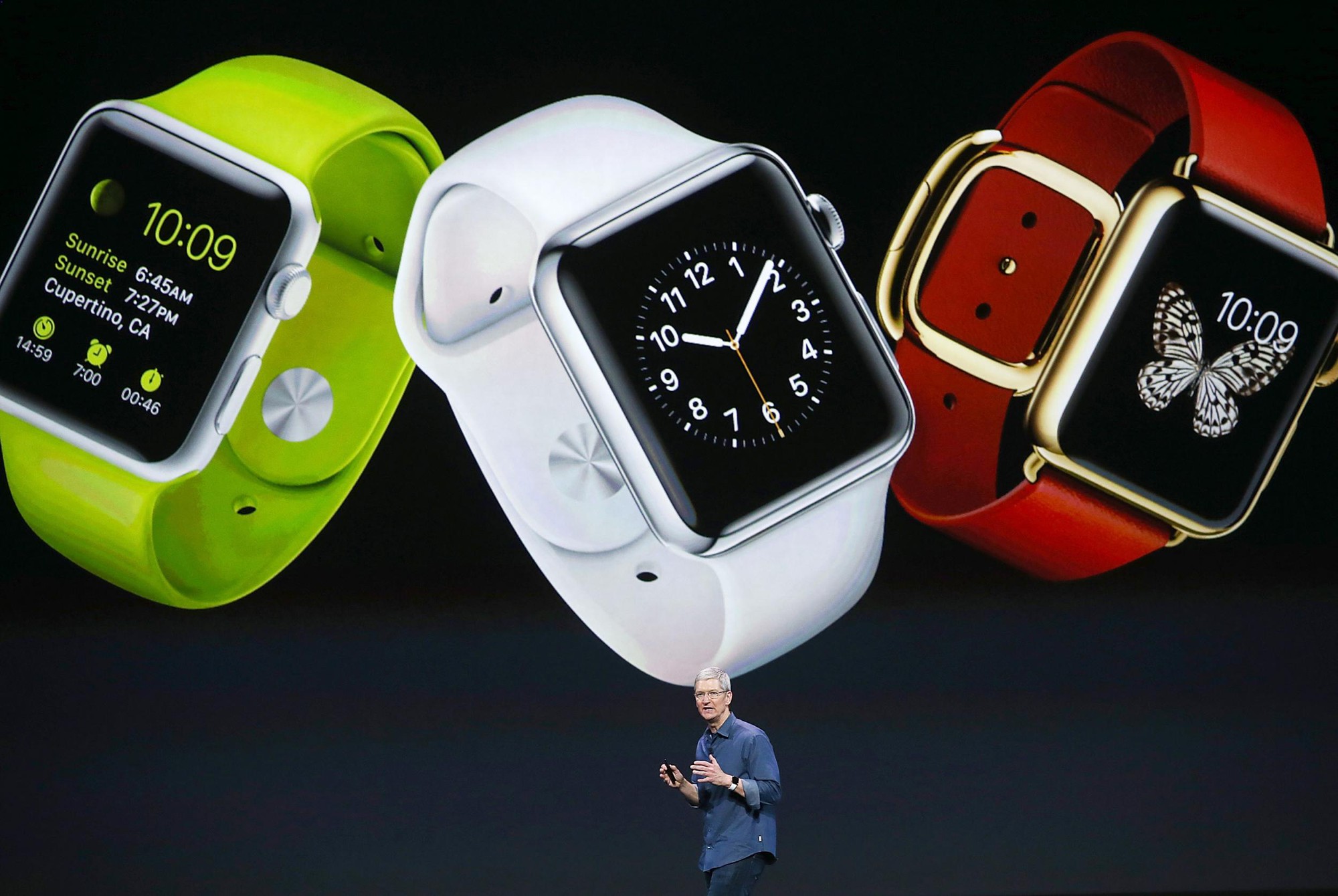 Kh&ocirc;ng chỉ đồng hồ đeo tay, c&aacute;c h&igrave;nh ảnh quảng c&aacute;o của Apple Watch cũng thường hiển thị thời điểm 10:09