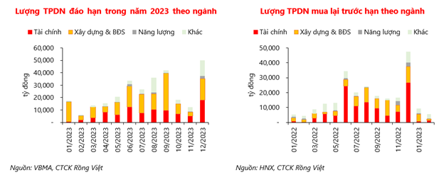 Dữ liệu thống kế về TPDN của CTCK Rồng Việt &nbsp;