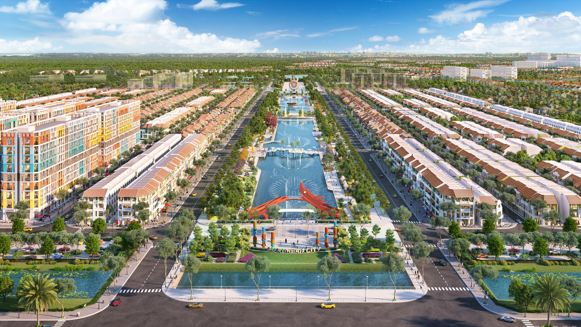 Dự &aacute;n đại đ&ocirc; thị Sun Urban City sẽ x&acirc;y dựng nhiều t&ograve;a nh&agrave; NOXH với khoảng 12.000 căn hộ. (Ảnh phối cảnh minh họa) &nbsp;