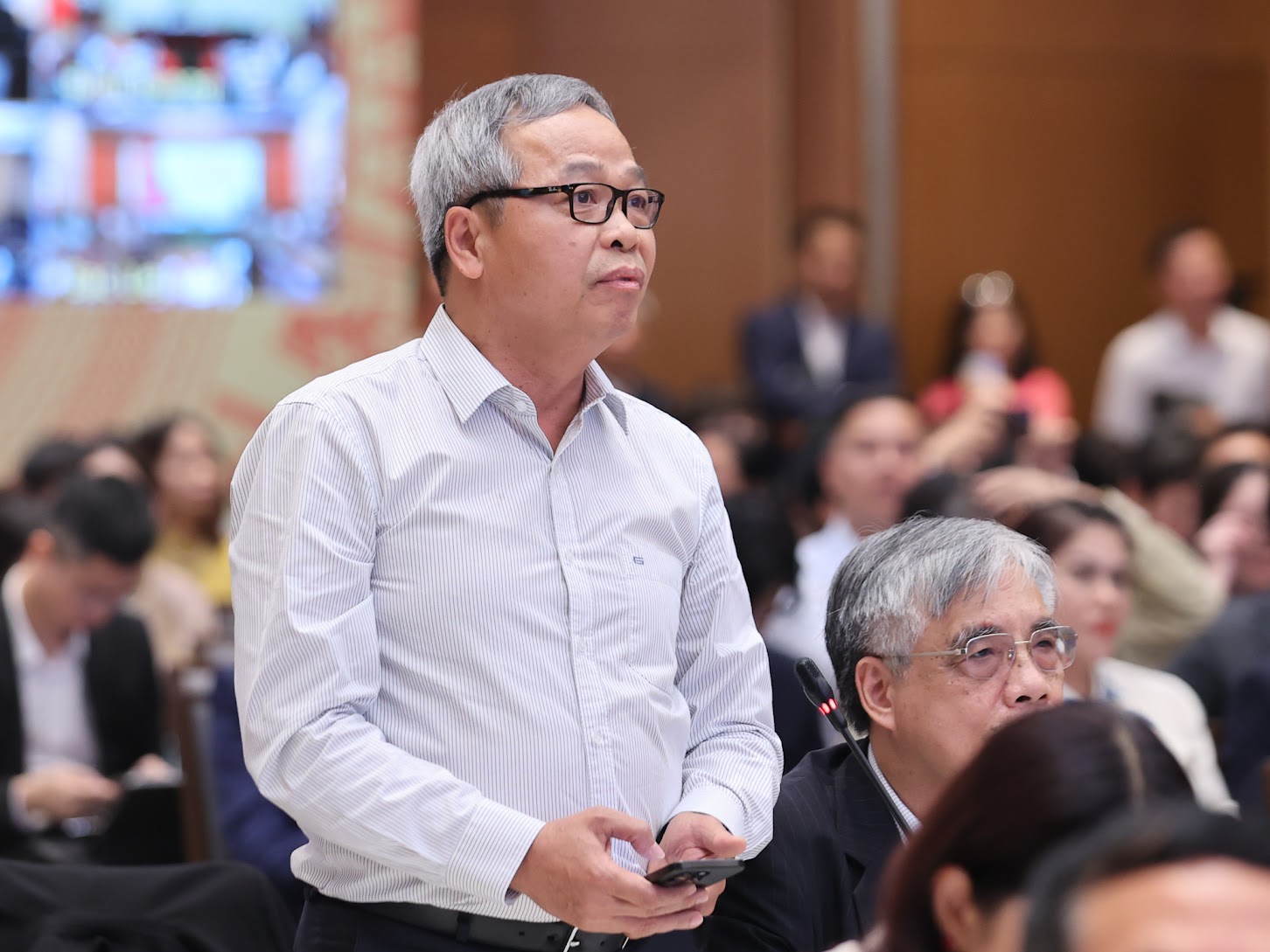 Chủ tịch HĐQT Công ty Cổ phần Tập đoàn Công nghệ CMC Nguyễn Trung Chính mong muốn được có cơ hội tham gia vào các dự án xây dựng hạ tầng quốc gia - Ảnh: VGP/Nhật Bắc Chủ tịch HĐQT Công ty Cổ phần Tập đoàn Công nghệ CMC Nguyễn Trung Chính mong muốn được có cơ hội tham gia vào các dự án xây dựng hạ tầng quốc gia - Ảnh: VGP/Nhật Bắc