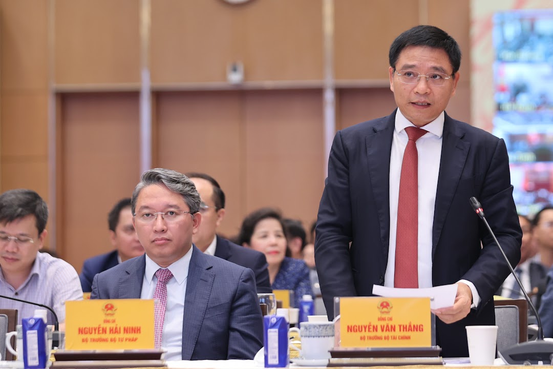 Bộ trưởng Bộ Tài chính Nguyễn Văn Thắng phát biểu tại Tọa đàm - Ảnh: VGP/Nhật Bắc Bộ trưởng Bộ Tài chính Nguyễn Văn Thắng phát biểu tại Tọa đàm - Ảnh: VGP/Nhật Bắc