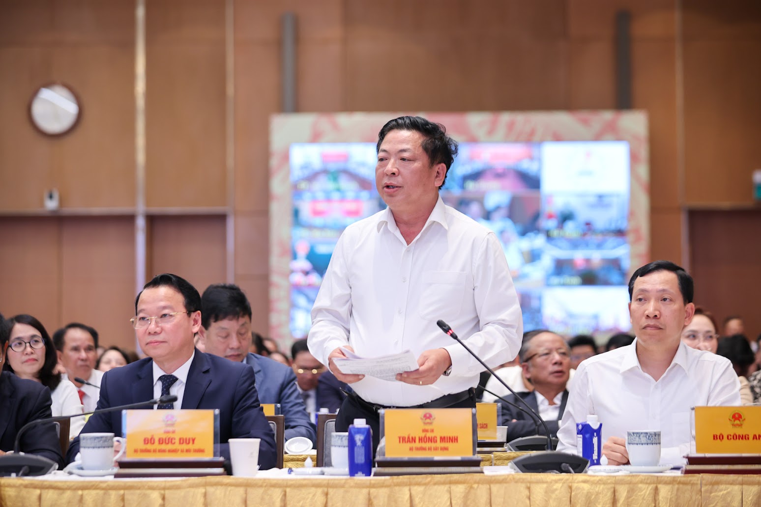 Bộ trưởng Bộ Xây dựng Trần Hồng Minh phát biểu - Ảnh: VGP/Nhật Bắc Bộ trưởng Bộ Xây dựng Trần Hồng Minh phát biểu - Ảnh: VGP/Nhật Bắc