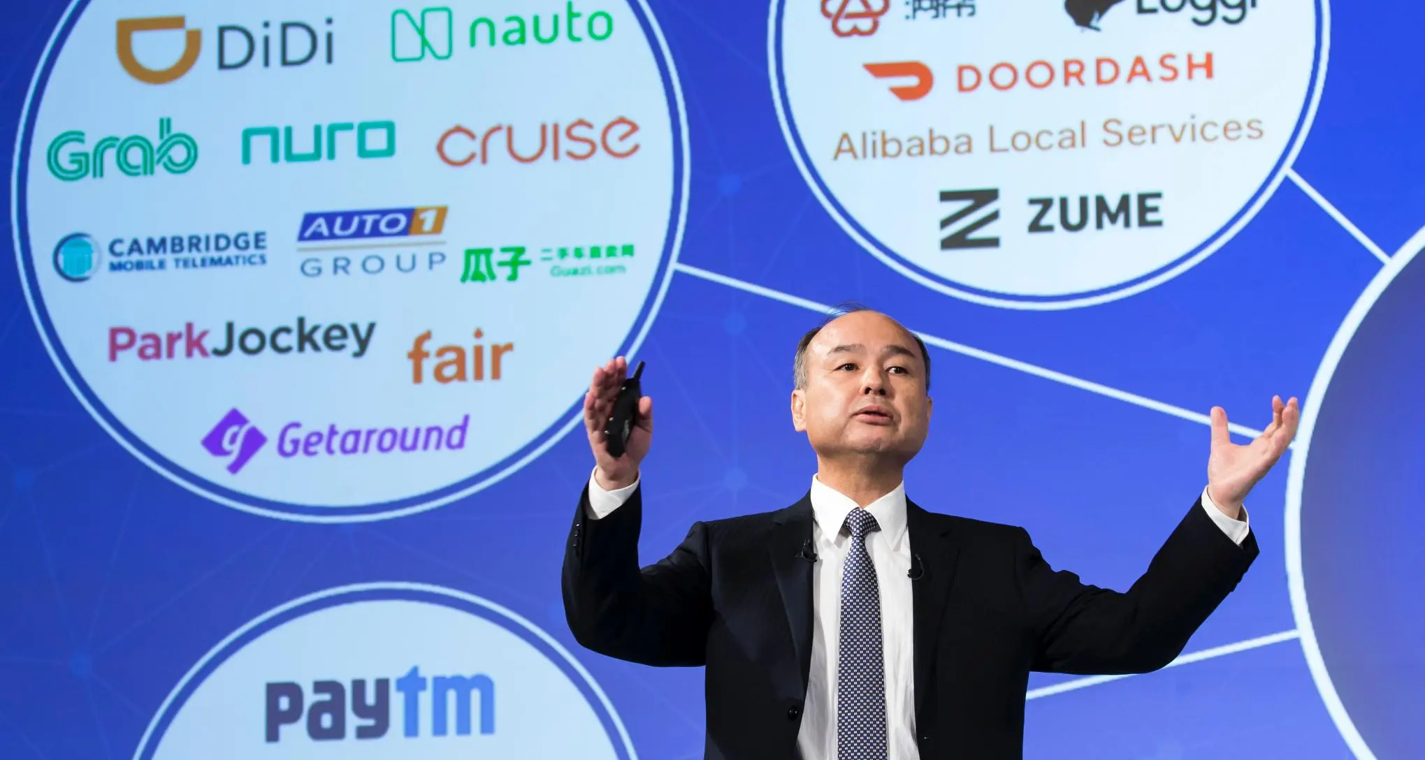 CEO Softbank Masayoshi Son đứng trước áp lực rất lớn sau khi kế hoạch đầu tư ồ ạt của ông vào những năm 2019, 2020 hiện đang phản tác dụng. Ảnh: Techcrunch CEO Softbank Masayoshi Son đứng trước áp lực rất lớn sau khi kế hoạch đầu tư ồ ạt của ông vào những năm 2019, 2020 hiện đang phản tác dụng. Ảnh: Techcrunch