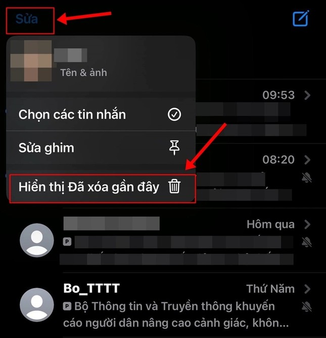 C&#225;ch kh&#244;i phục những tin nhắn đ&#227; bị x&#243;a tr&#234;n iPhone cực đơn giản - Ảnh 2