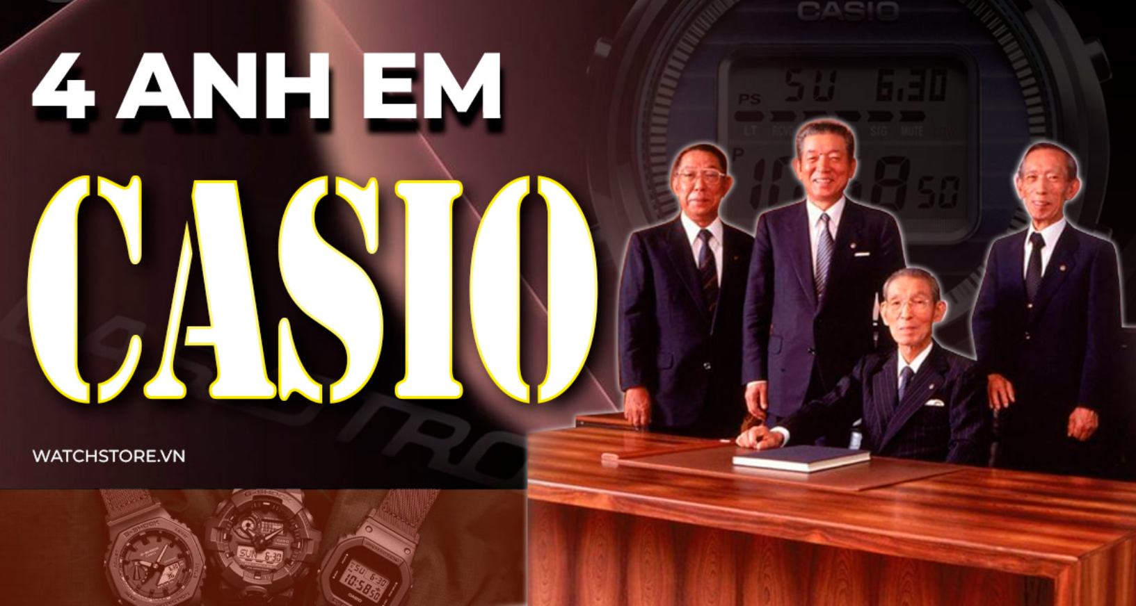 Anh em nhà Kashio và Casio: Hành trình từ ống điếu nhẫn đến đế chế điện tử 'bền bỉ' - Ảnh 1 Anh em nhà Kashio và Casio: Hành trình từ ống điếu nhẫn đến đế chế điện tử 'bền bỉ' - Ảnh 1