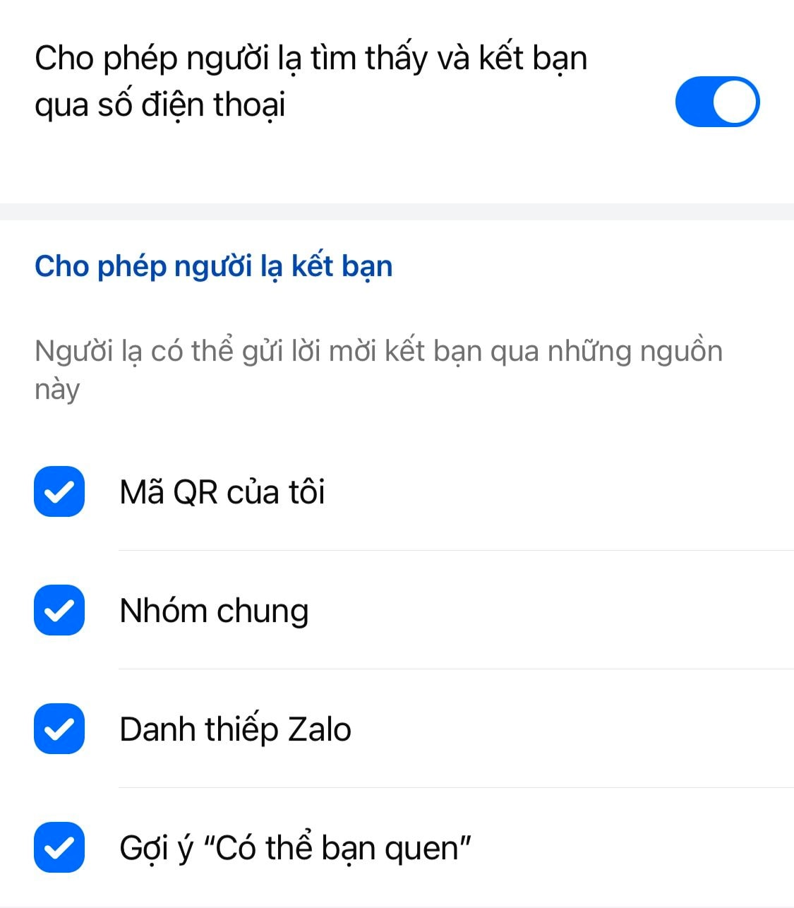 C&#225;ch chặn người lạ t&#236;m Zalo của m&#236;nh bằng số điện thoại - Ảnh 4