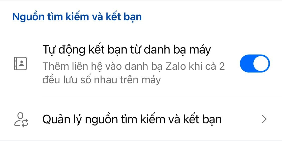 C&#225;ch chặn người lạ t&#236;m Zalo của m&#236;nh bằng số điện thoại - Ảnh 3