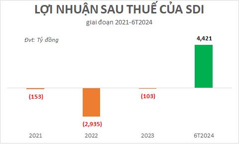 CTCP Đầu tư v&#224; Ph&#225;t triển S&#224;i G&#242;n (SDI) b&#225;o l&#227;i khủng đạt hơn 4.400 tỷ trong 6 th&#225;ng đầu năm 2024 - Ảnh 1