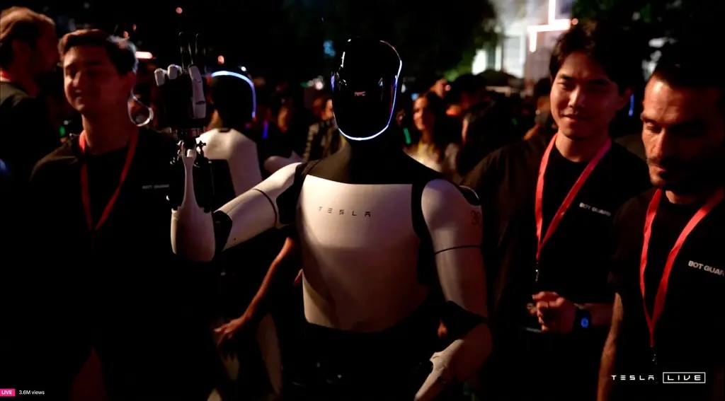 Optimus - Robot hình người của Elon Musk lần đầu lộ diện trước công chúng: Có khả năng "làm mọi thứ", giá từ 20.000 đến 30.000 USD - Ảnh 3 Optimus - Robot hình người của Elon Musk lần đầu lộ diện trước công chúng: Có khả năng "làm mọi thứ", giá từ 20.000 đến 30.000 USD - Ảnh 3