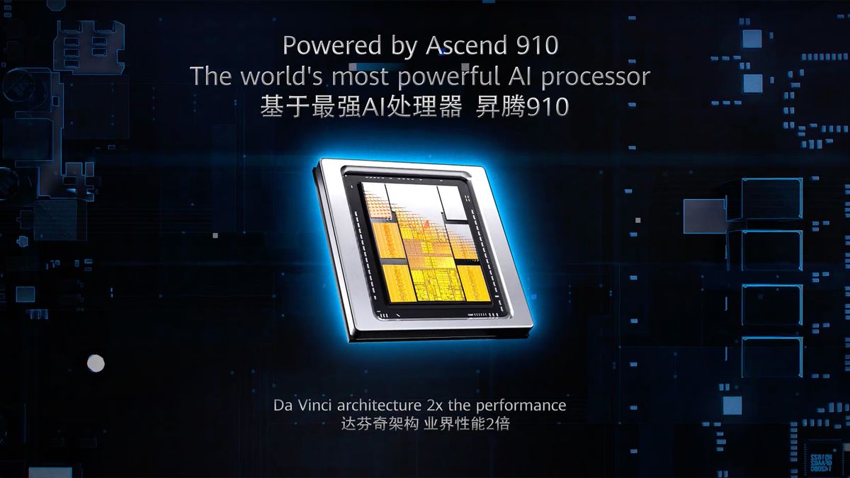 Ascend 910, phi&ecirc;n bản tiền nhiệm của 910B, từng được Huawei gọi l&agrave; "chip xử l&yacute; AI mạnh nhất thế giới"