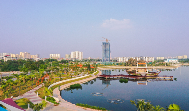 H&igrave;nh ảnh thực tế tại khu đ&ocirc; thị Khai Sơn City &ndash; ph&acirc;n khu HH4 đ&atilde; cất n&oacute;c th&aacute;ng 9/2024 &nbsp;