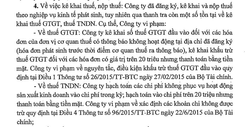 Vi phạm về thuế, B&#225;nh kẹo Bảo Ngọc (BNA) bị phạt v&#224; truy thu hơn 900 triệu đồng - Ảnh 2