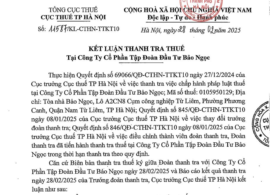 Vi phạm về thuế, B&#225;nh kẹo Bảo Ngọc (BNA) bị phạt v&#224; truy thu hơn 900 triệu đồng - Ảnh 1