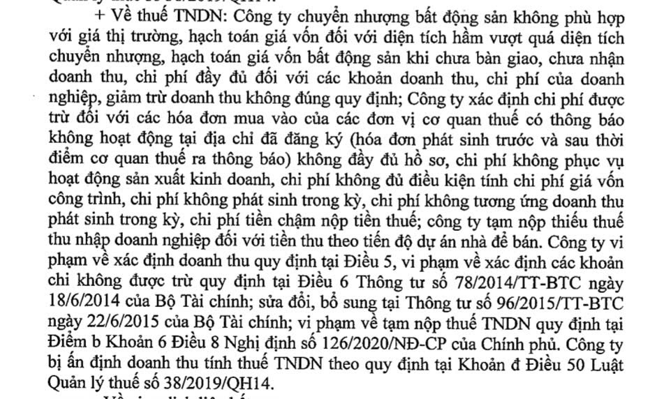 Chủ đầu tư dự &#225;n nh&#224; ở x&#227; hội Trung Văn - NHS Group bị truy thu v&#224; xử phạt hơn 13 tỷ đồng do vi phạm thuế - Ảnh 2