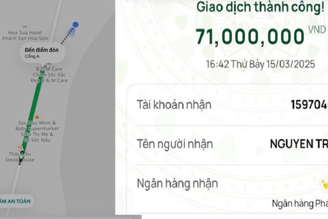 Vụ kh&#225;ch h&#224;ng chuyển nhầm 71 triệu đồng cho t&#224;i xế: Grab c&#243; tr&#225;ch nhiệm g&#236;? - Ảnh 1