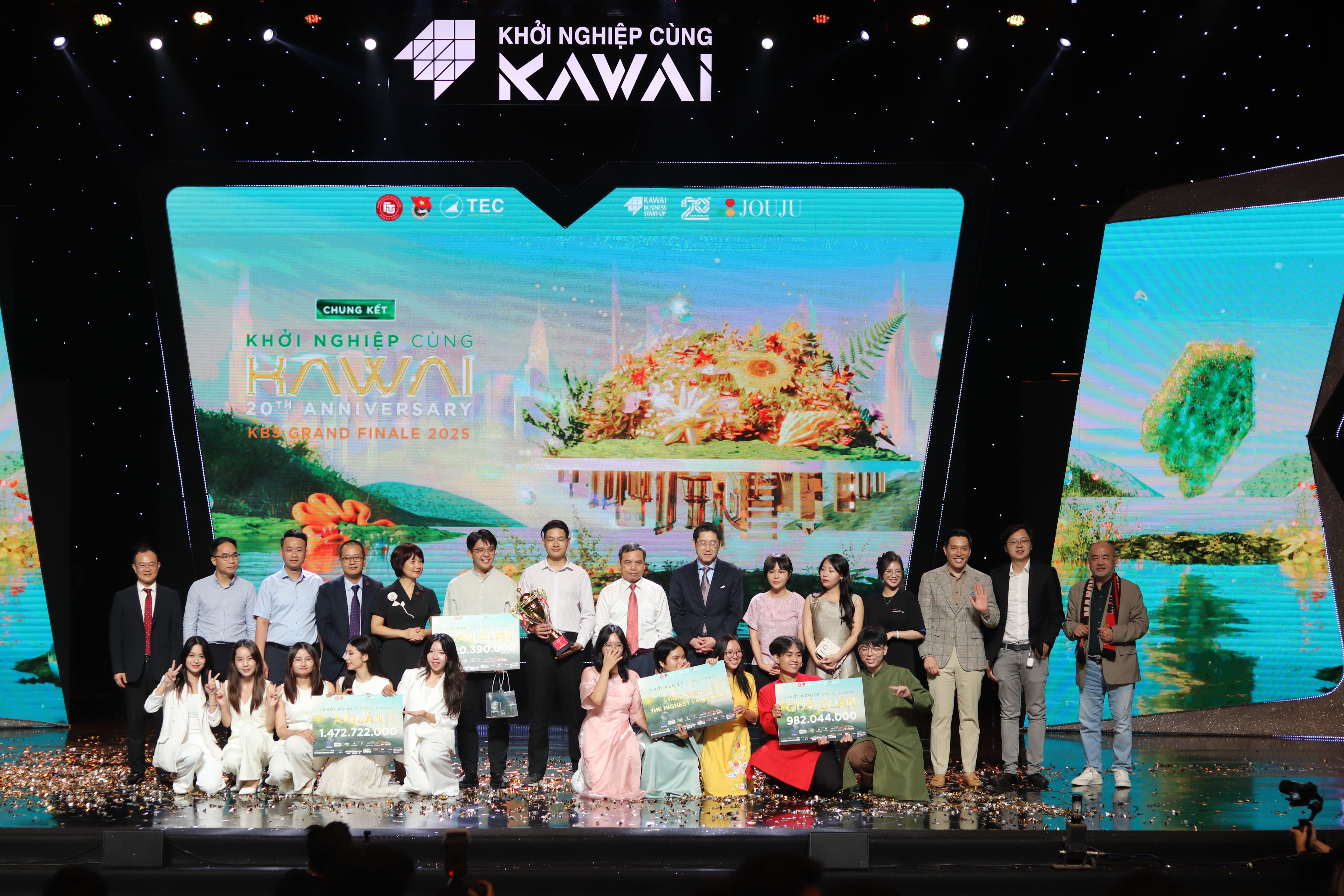 Đ&ecirc;m Chung kết cuộc thi Khởi nghiệp c&ugrave;ng Kawai 2025 đ&atilde; diễn ra th&agrave;nh c&ocirc;ng tốt đẹp