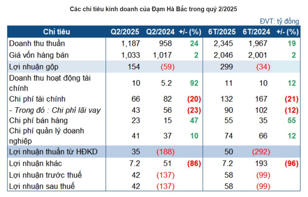 Đạm Hà Bắc (DBH) lãi 42 tỷ đồng trong quý II/2025 nhờ giá ure tăng - Ảnh 1 Đạm Hà Bắc (DBH) lãi 42 tỷ đồng trong quý II/2025 nhờ giá ure tăng - Ảnh 1