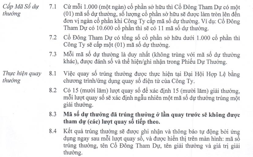 ĐHĐCĐ bất thường của Đầu tư Hạ tầng Kỹ thuật TP Hồ Ch&#237; Minh (CII): Tăng giải đặc biệt quay số tr&#250;ng thưởng l&#234;n nửa tỷ, đẩy ng&#224;y trả sớm cổ tức tiền mặt - Ảnh 1