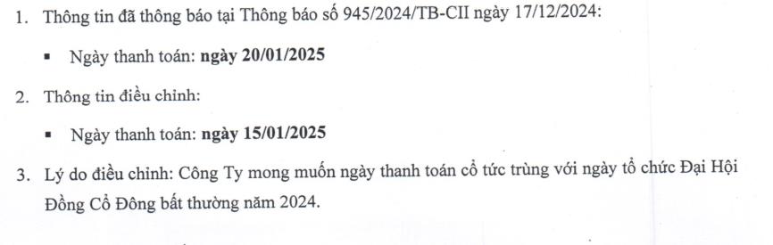 ĐHĐCĐ bất thường của Đầu tư Hạ tầng Kỹ thuật TP Hồ Ch&#237; Minh (CII): Tăng giải đặc biệt quay số tr&#250;ng thưởng l&#234;n nửa tỷ, đẩy ng&#224;y trả sớm cổ tức tiền mặt - Ảnh 2