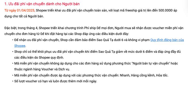 Shopee ra loạt ch&#237;nh s&#225;ch t&#237;nh ph&#237; mới, tăng tới 6% tuỳ ng&#224;nh h&#224;ng,  nh&#224; b&#225;n h&#224;ng &#39;kh&#243;c than&#39; v&#236; g&#225;nh nặng chi ph&#237;  - Ảnh 3