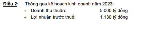 Kế hoạch kinh doanh năm 2023 Kế hoạch kinh doanh năm 2023