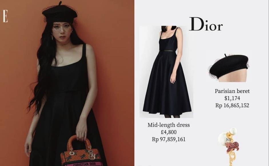 Jisoo và AngelaBaby khi diện chung mẫu váy của Dior