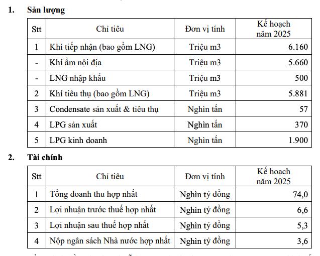 PV GAS (GAS) muốn phát hành hơn 70 triệu cổ phiếu để tăng vốn, đặt mục tiêu lợi nhuận 2025 'đi lùi' chỉ bằng nửa năm trước - Ảnh 1 PV GAS (GAS) muốn phát hành hơn 70 triệu cổ phiếu để tăng vốn, đặt mục tiêu lợi nhuận 2025 'đi lùi' chỉ bằng nửa năm trước - Ảnh 1