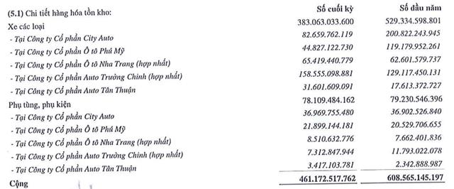 City Auto (CTF) b&#225;o l&#227;i sau thuế qu&#253; I/2024 giảm gần 40%, cổ đ&#244;ng lớn của CTF nợ bảo hiểm x&#227; hội tới 7 th&#225;ng - Ảnh 2