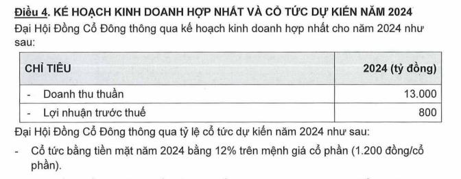 ĐHĐCĐ 2024 của Tập đo&#224;n KIDO (KDC): Đặt mục ti&#234;u lợi nhuận trước thuế gấp 2,5 lần so với c&#249;ng kỳ; dự định mở 12.000 cửa h&#224;ng miniBao  - Ảnh 1