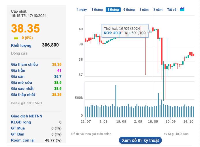 Thăng trầm cổ phiếu KOS của C&#244;ng ty Kosy  - Ảnh 1