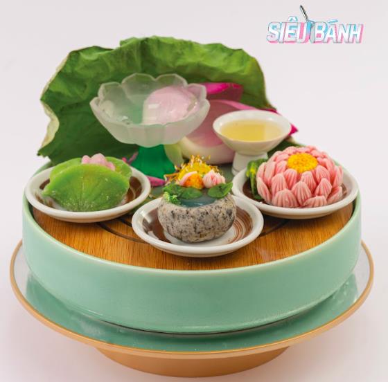 Set b&aacute;nh Từ - Bi - Hỷ -Xả của Vi Khuy&ecirc;n