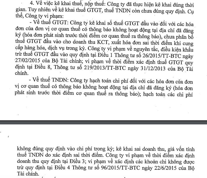 Mắc nhiều sai phạm li&#234;n quan đến thuế, C&#244;ng ty Dịch vụ viễn th&#244;ng Hạnh Minh bị phạt, truy thu hơn 1,2 tỷ đồng  - Ảnh 2