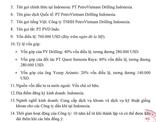 PV Drilling (PVD) r&#243;t 280.000 USD th&#224;nh lập c&#244;ng ty li&#234;n doanh tại Indonesia - Ảnh 2