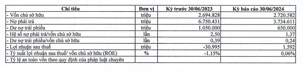 Cen Invest b&#225;o &#39;l&#227;i mỏng&#39; nửa đầu năm 2024, giảm dư nợ tr&#225;i phiếu từ hơn ngh&#236;n tỷ về 650 tỷ đồng - Ảnh 1