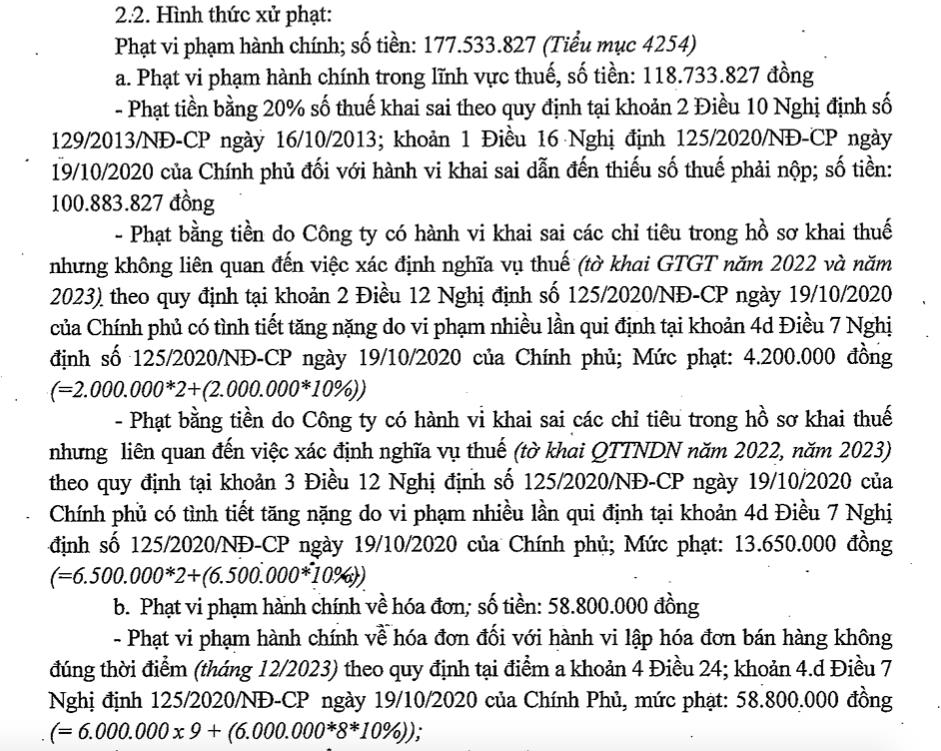 Vi phạm thuế v&#224; sử dụng ho&#225; đơn, c&#244;ng ty Cốc Cốc bị phạt v&#224; truy thu hơn 746 triệu đồng - Ảnh 4